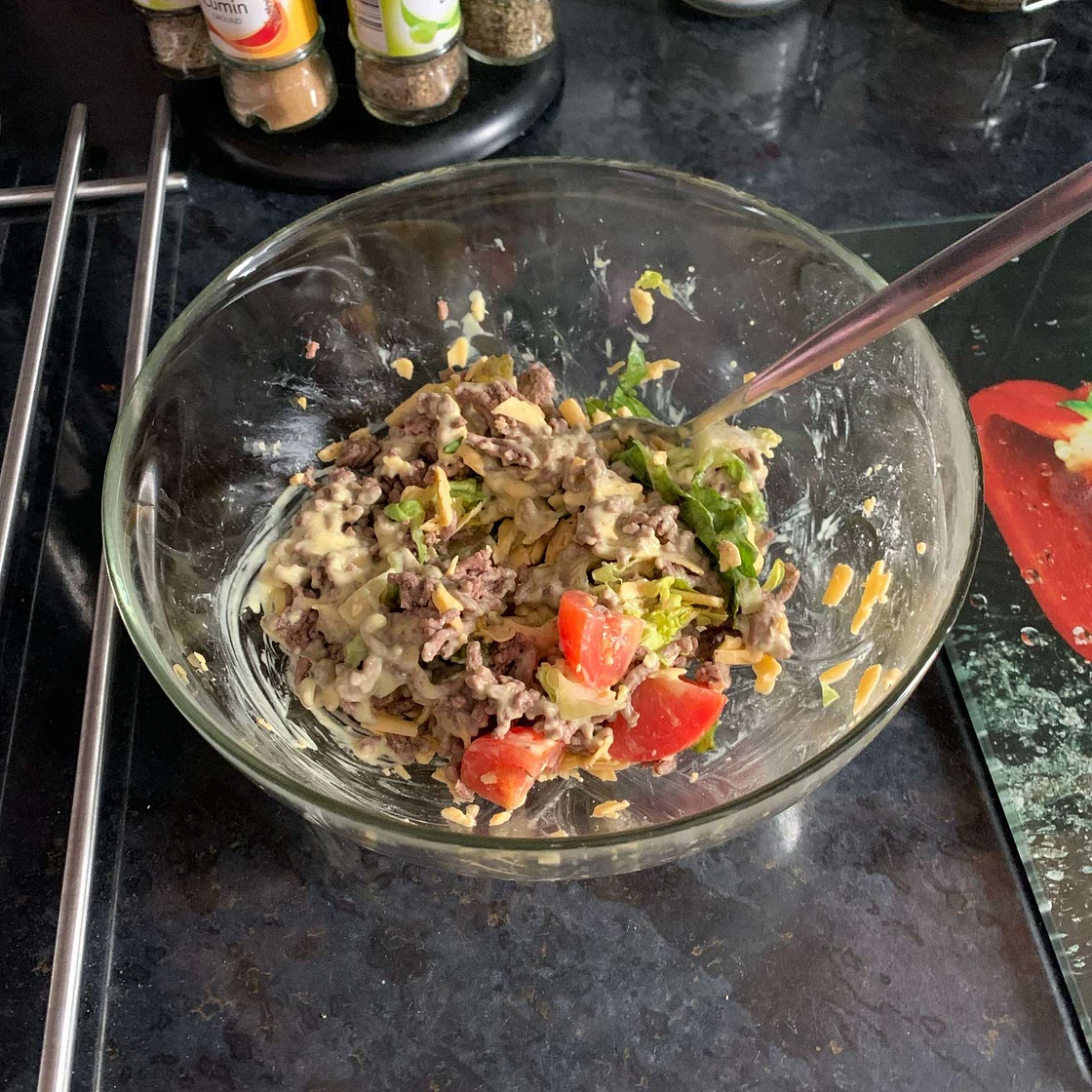 Big Mac Salad (Low Carb, Gluten-free)