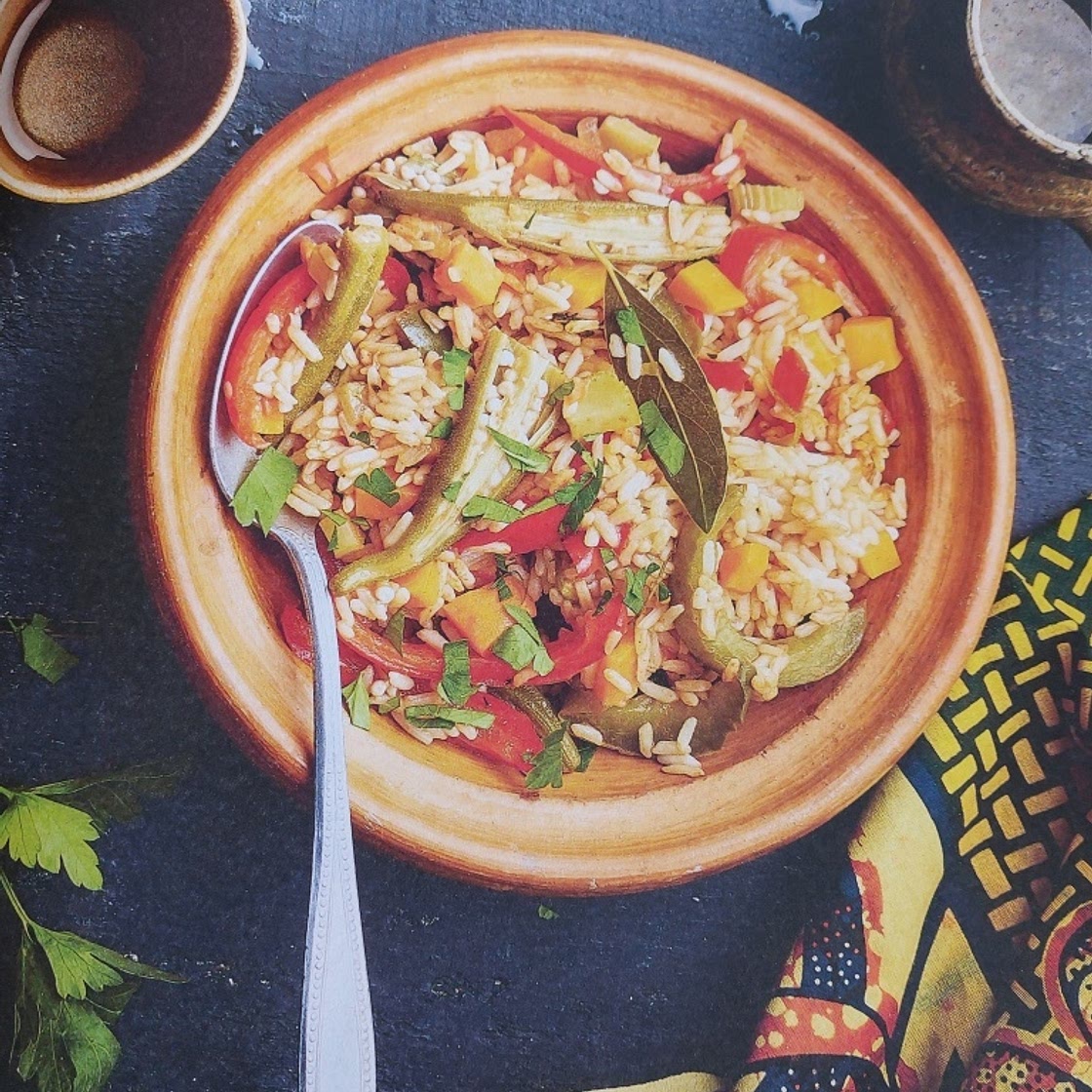 Jambalaya aux légumes et épices cajun