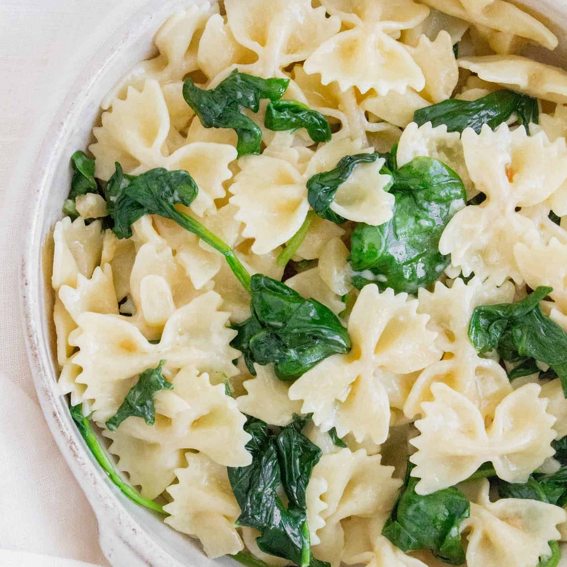 Spinach Garlic Pasta