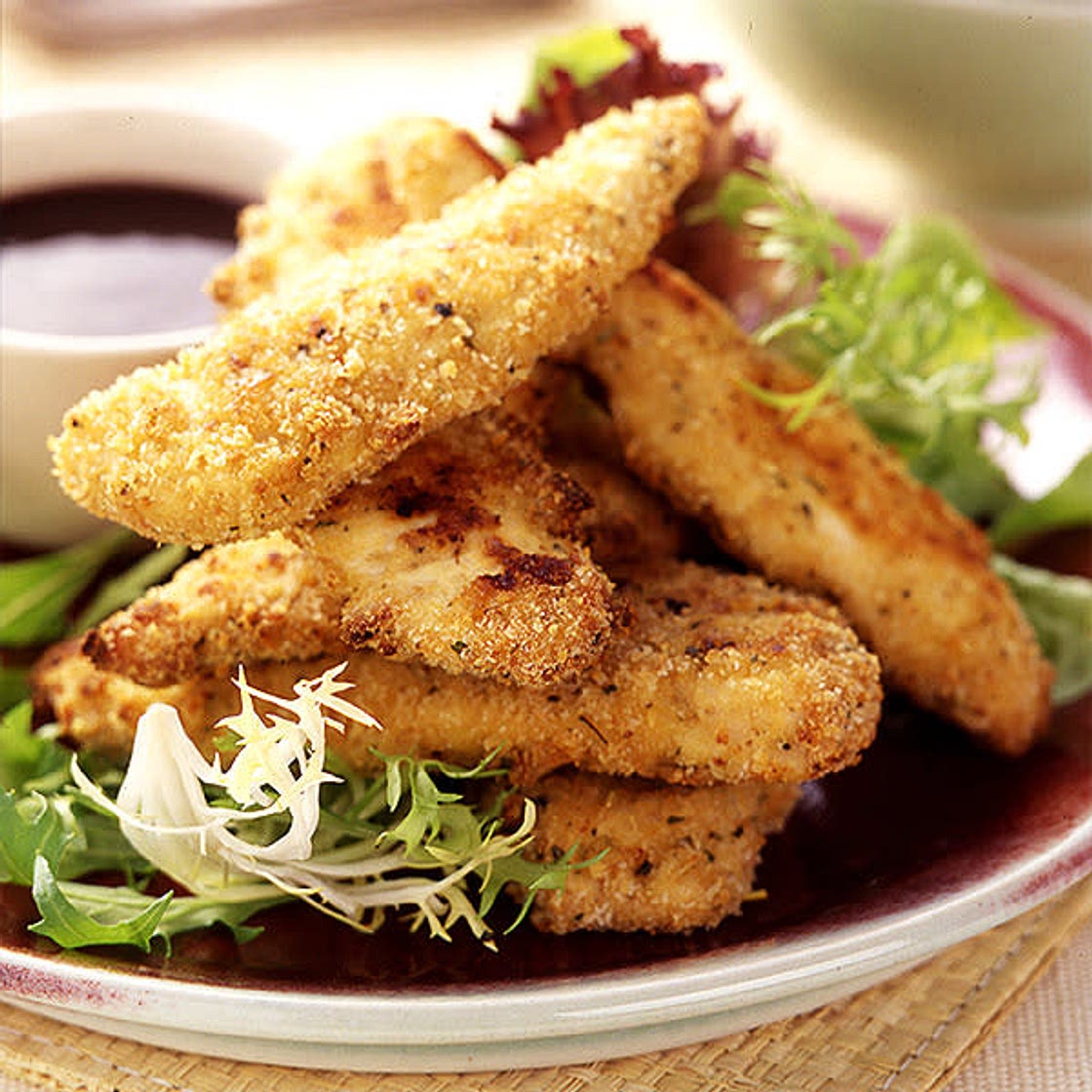 WW Chicken Fingers with Dijon-BBQ Sauce