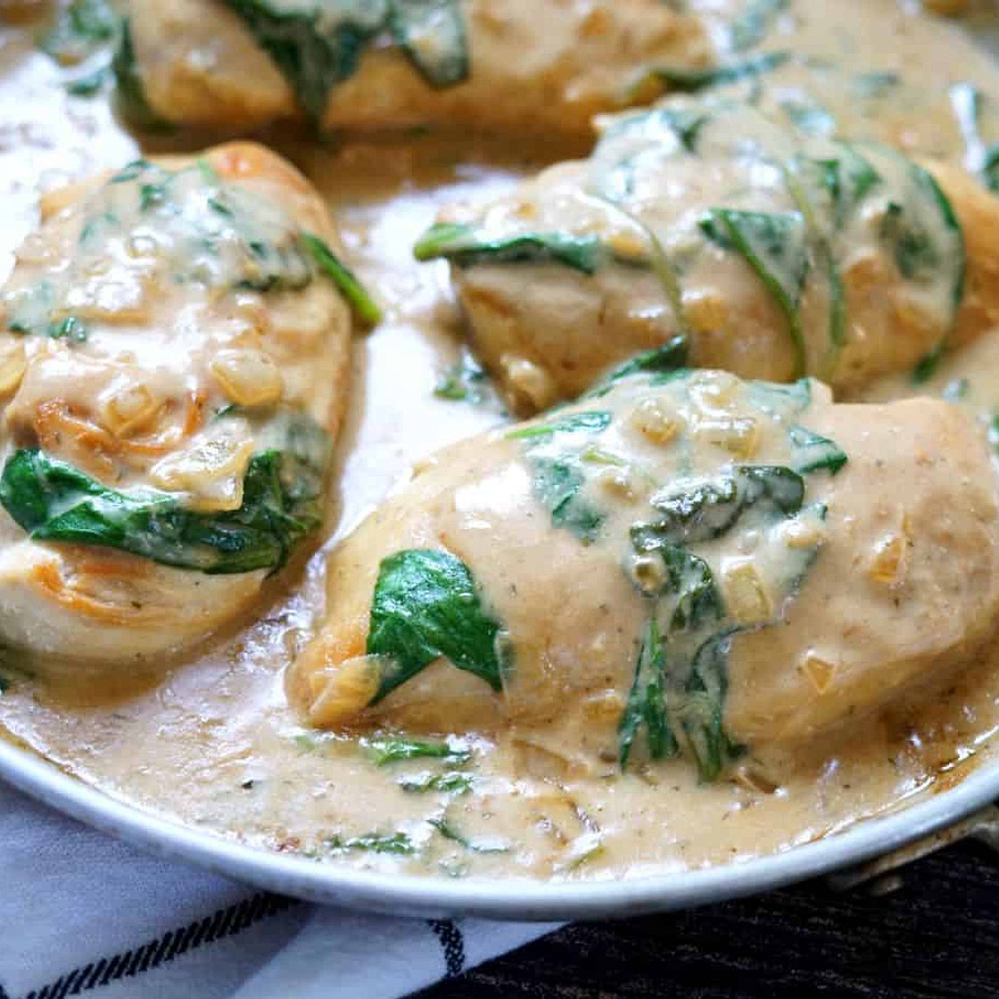 Chicken Florentine (Paleo, AIP, Whole30, Keto)