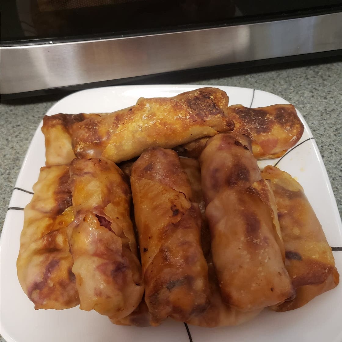 Reuben Egg Rolls