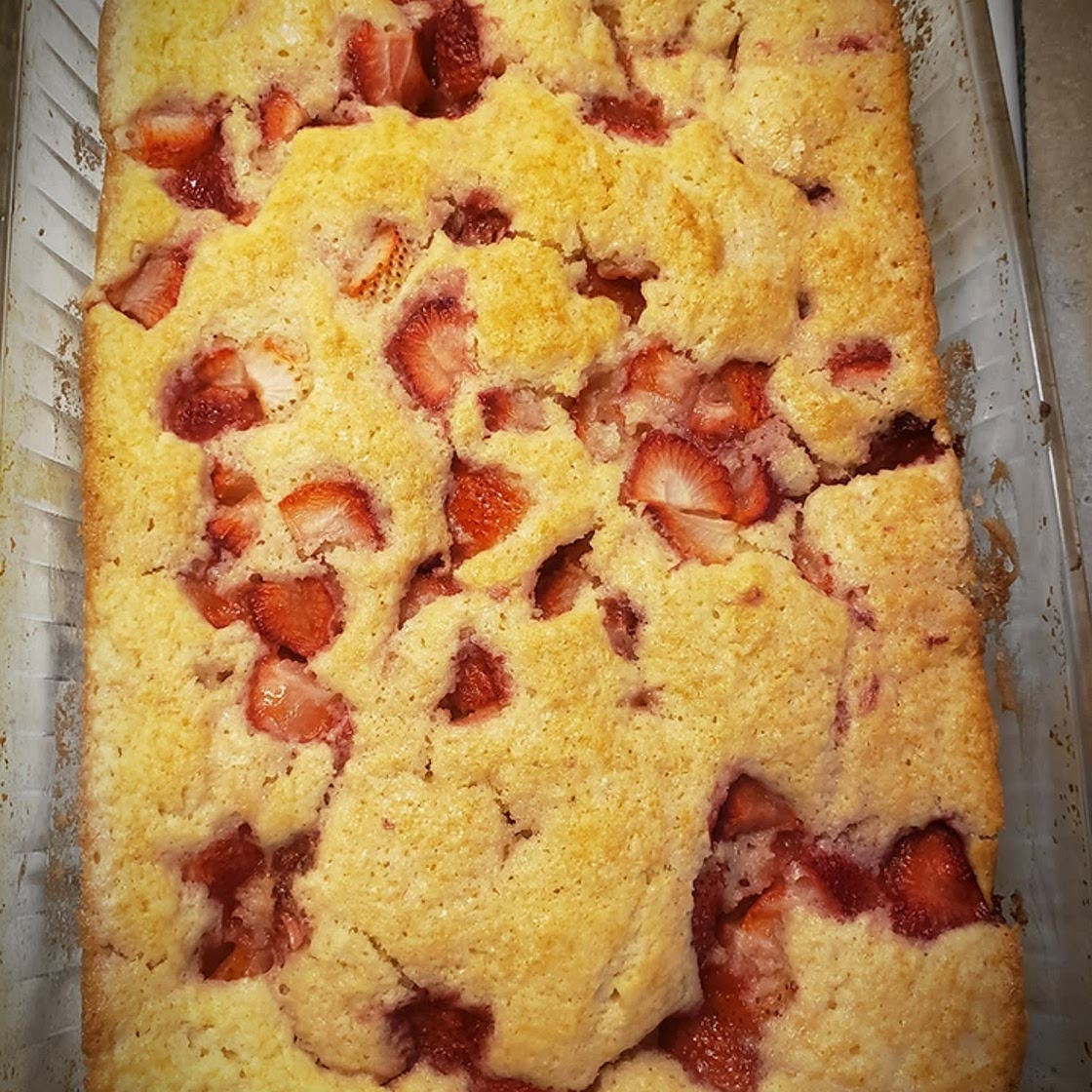 Fresh Strawberry Cobbler