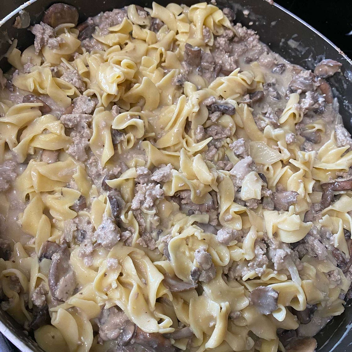 Ground Turkey Stroganoff