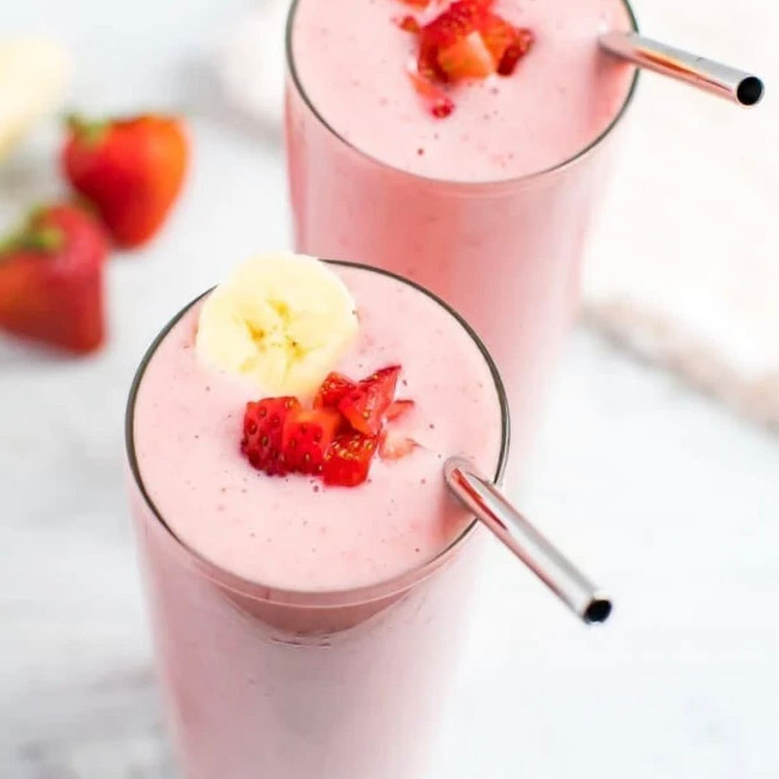 Strawberry Banana Smoothie 