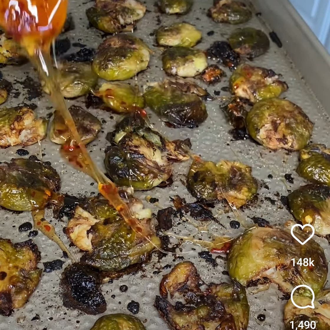 Crispy Balsamic Bussel Sprouts