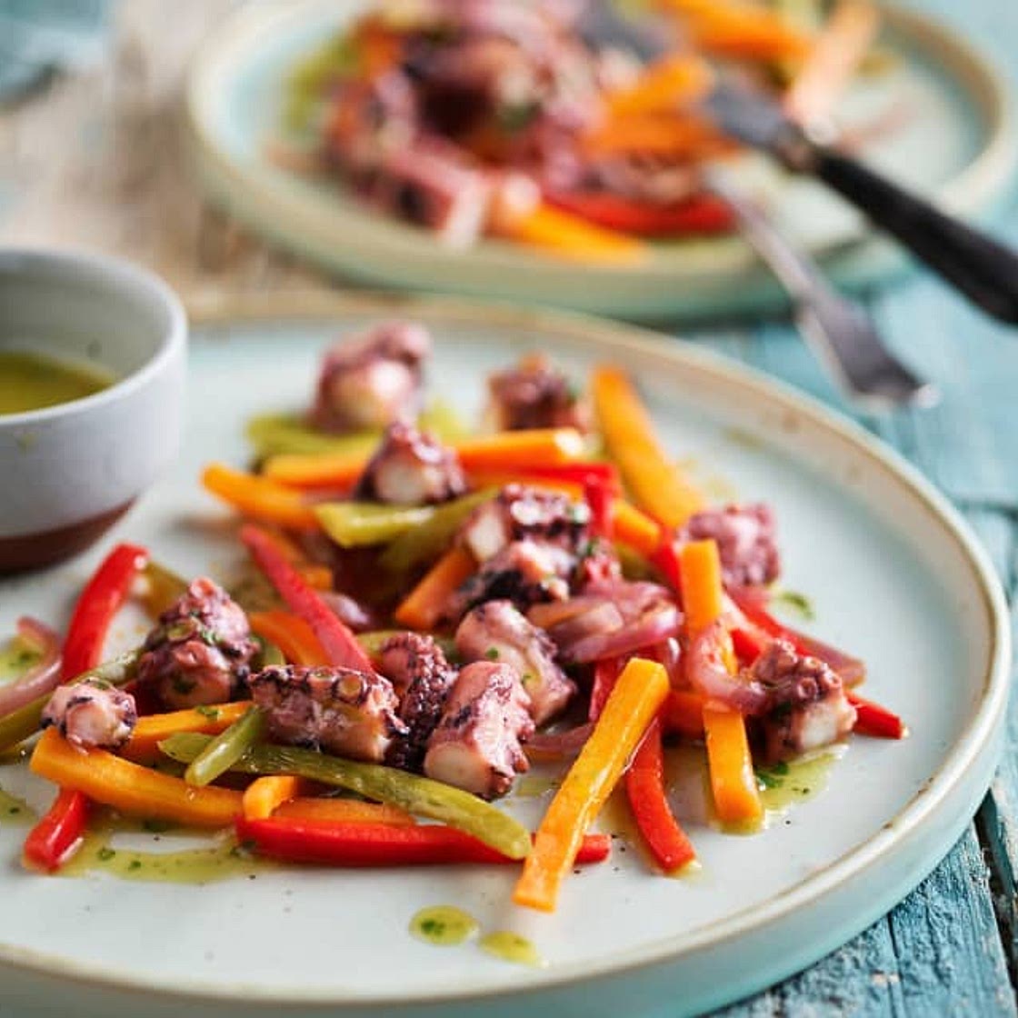 Sous-vide Octopus Salad