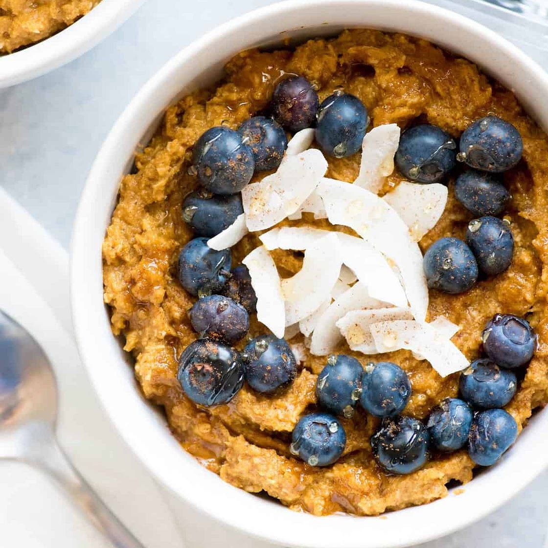 Pumpkin Spice Coconut Breakfast Porridge