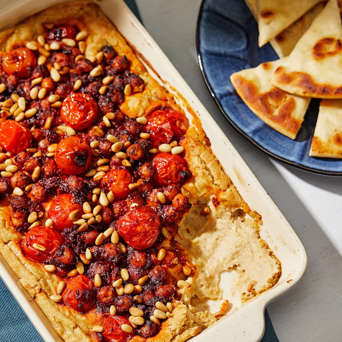 The best thing to do with store-bought hummus: Bake it