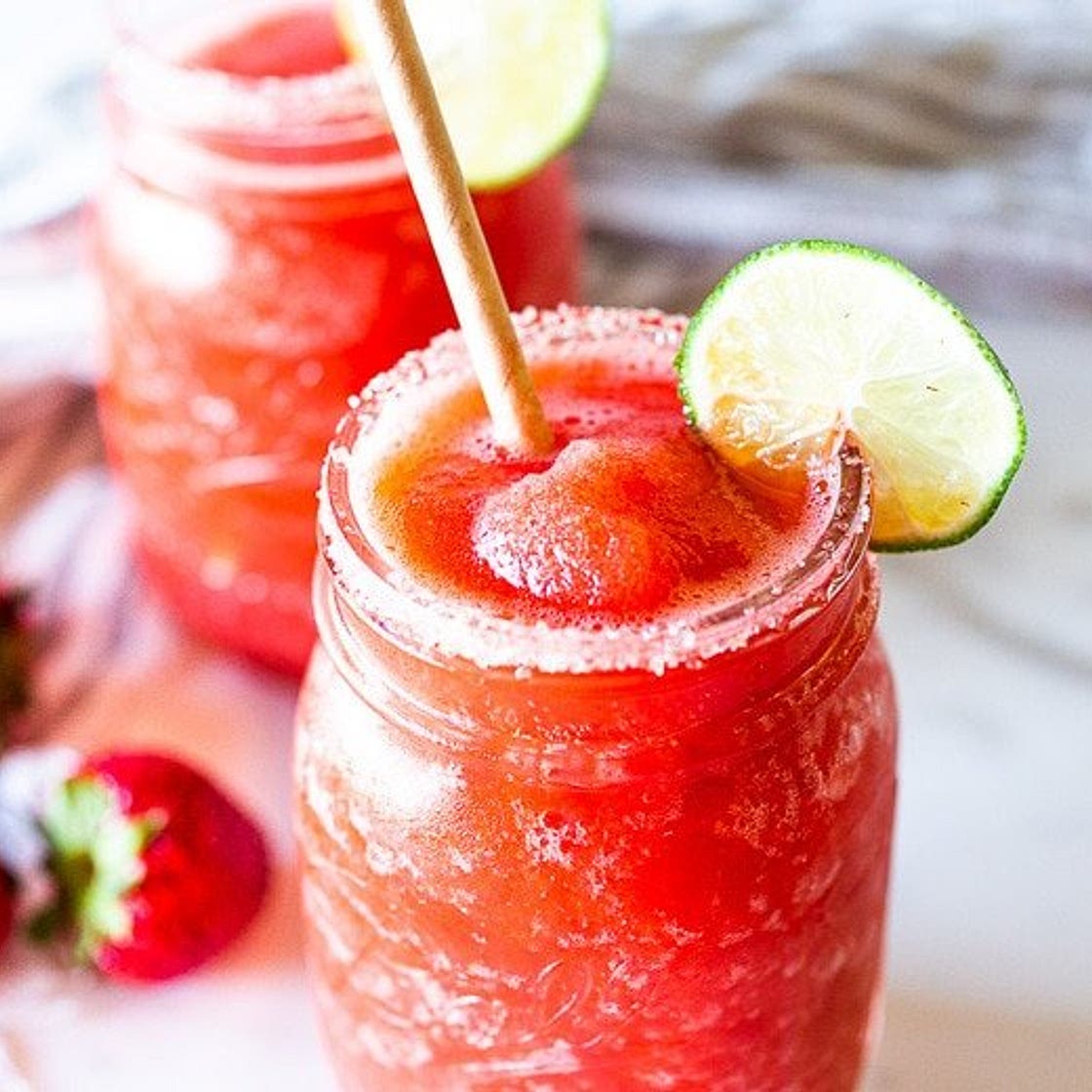 Fresh Strawberry Margaritas