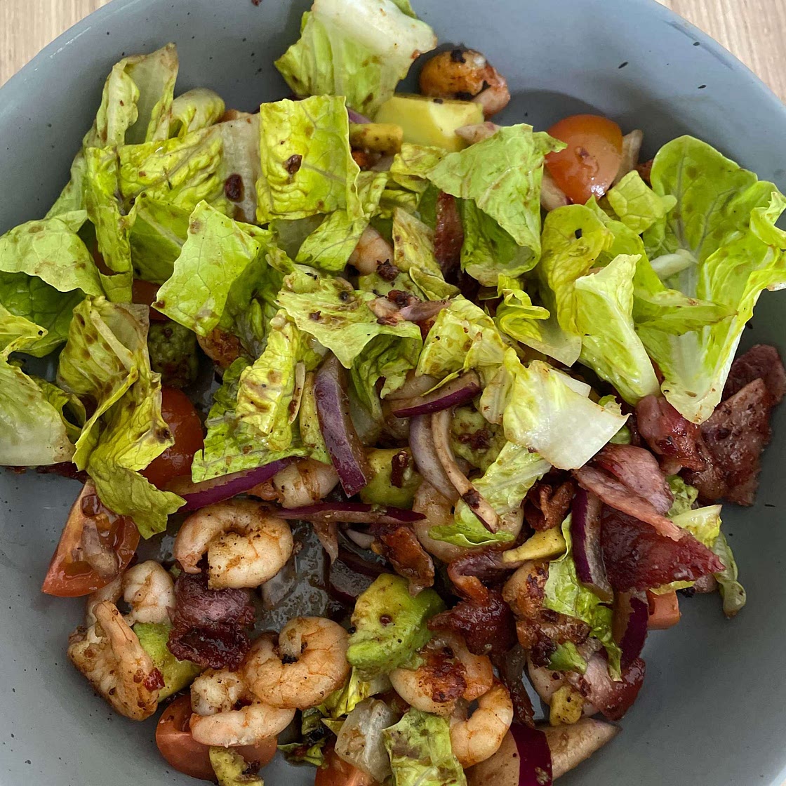 Shrimp BLT Salads
