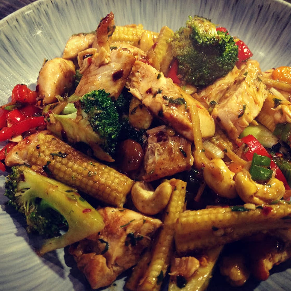 Ginger Chicken Stir Fry