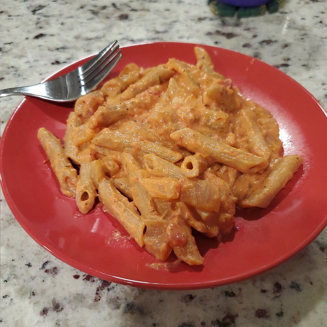 Tomato Goat Cheese Pasta