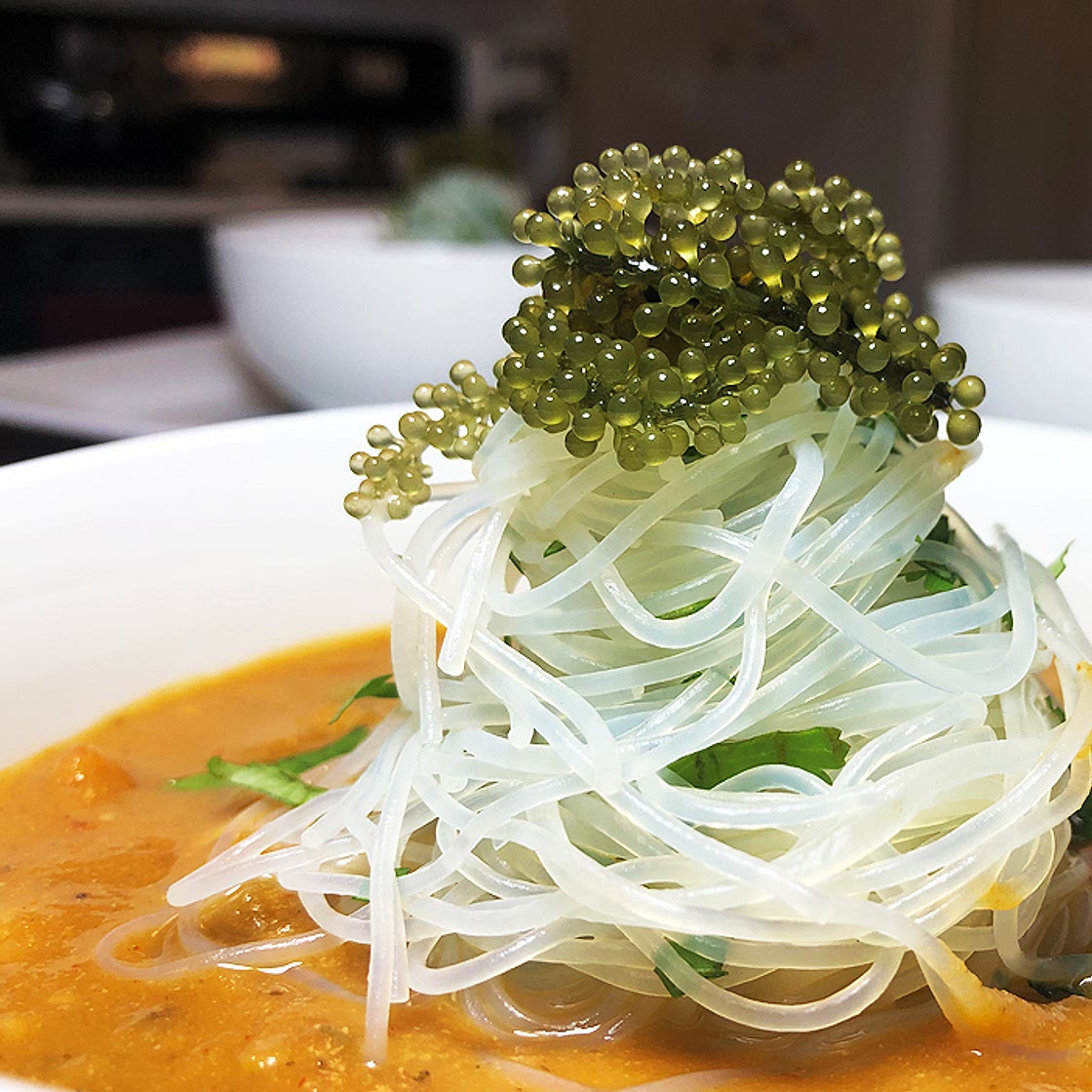 Vegetable Soup with Bean Vermicelli & Lato