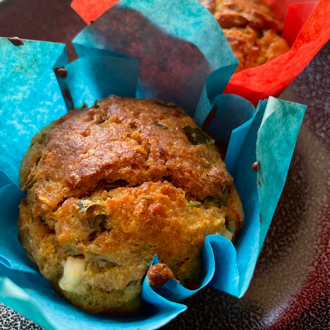 Wild Garlic and Hard Cheese Breakfast Muffins