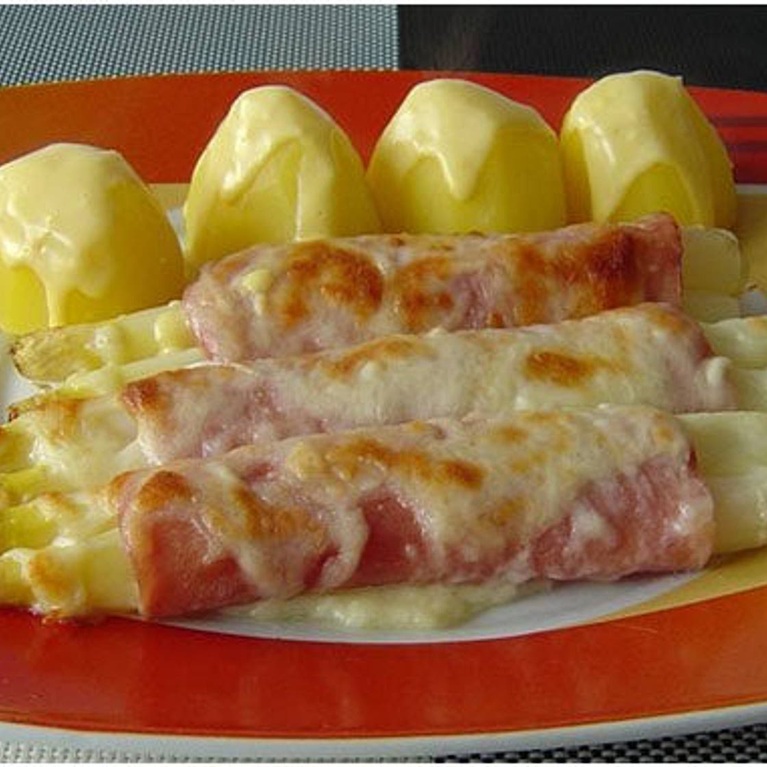 Spargelauflauf mit Kartoffeln