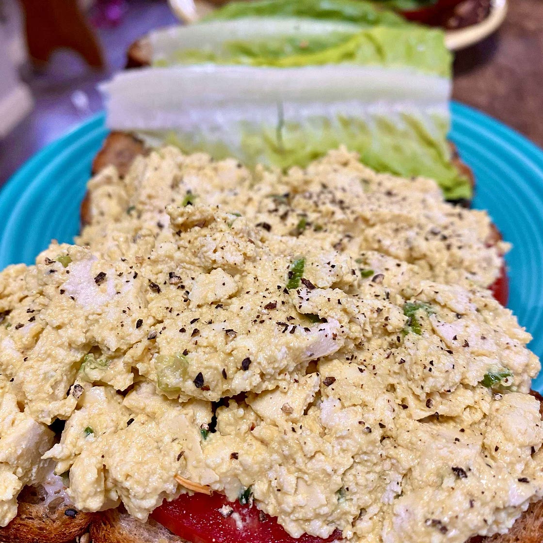 The BEST Vegan "Egg" Salad