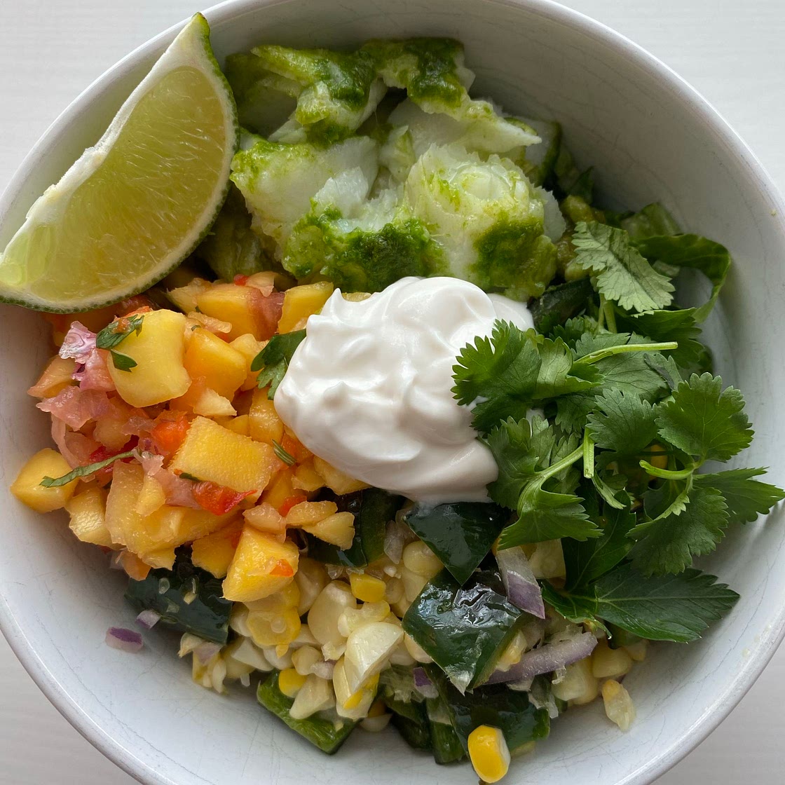 Herby Fish Taco Bowl
