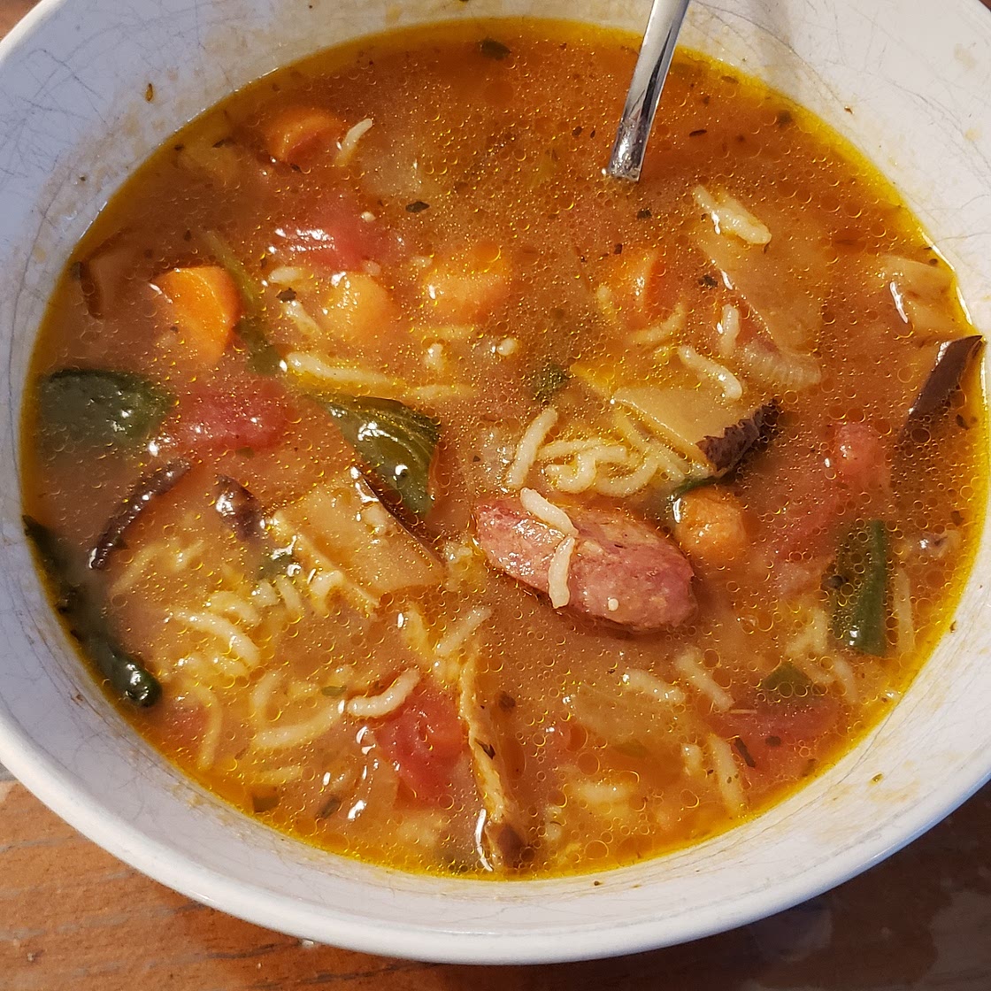 All the leftovers soup