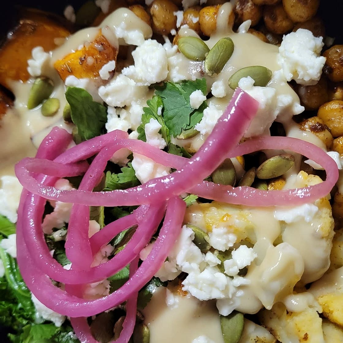 Sweet Potato Chickpea Buddha Bowl