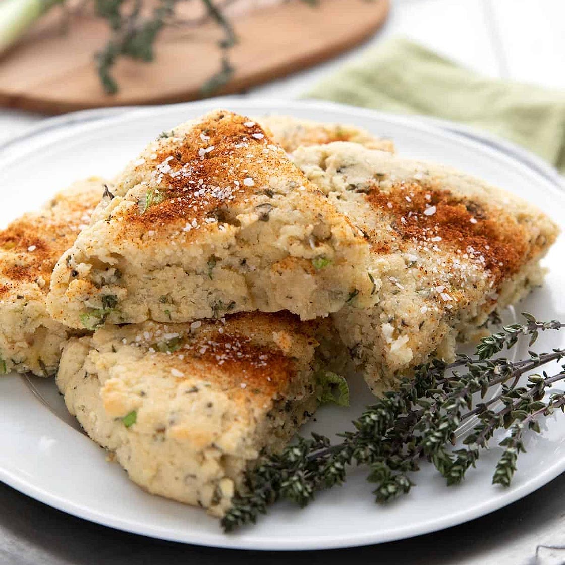 Keto Ricotta Herb Scones