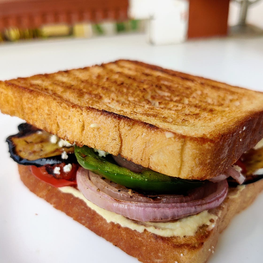 Grilled Mediterranean Sandwich