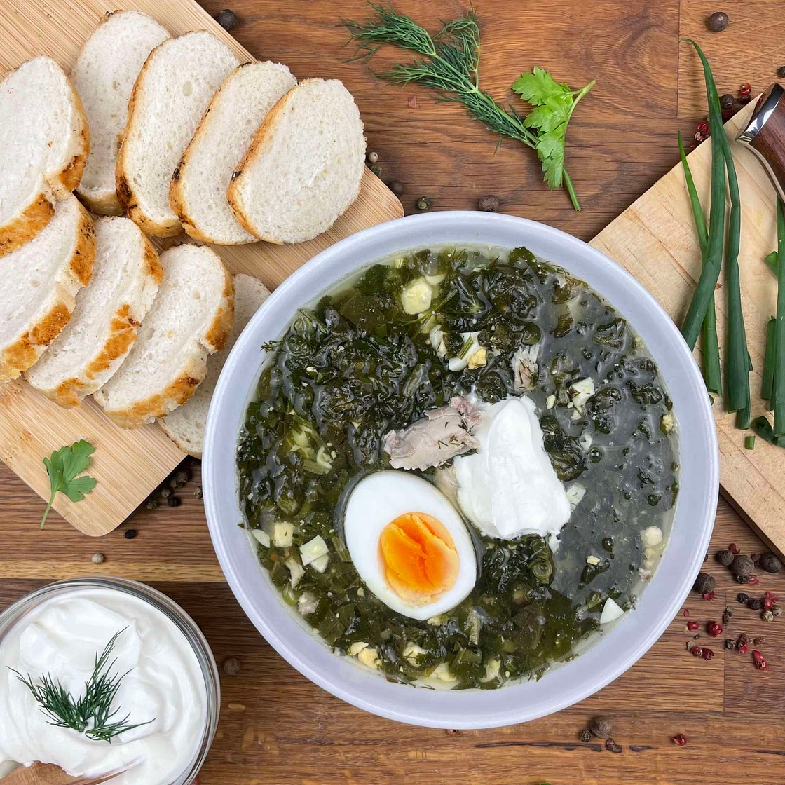 Green Borscht (Sorrel Soup)