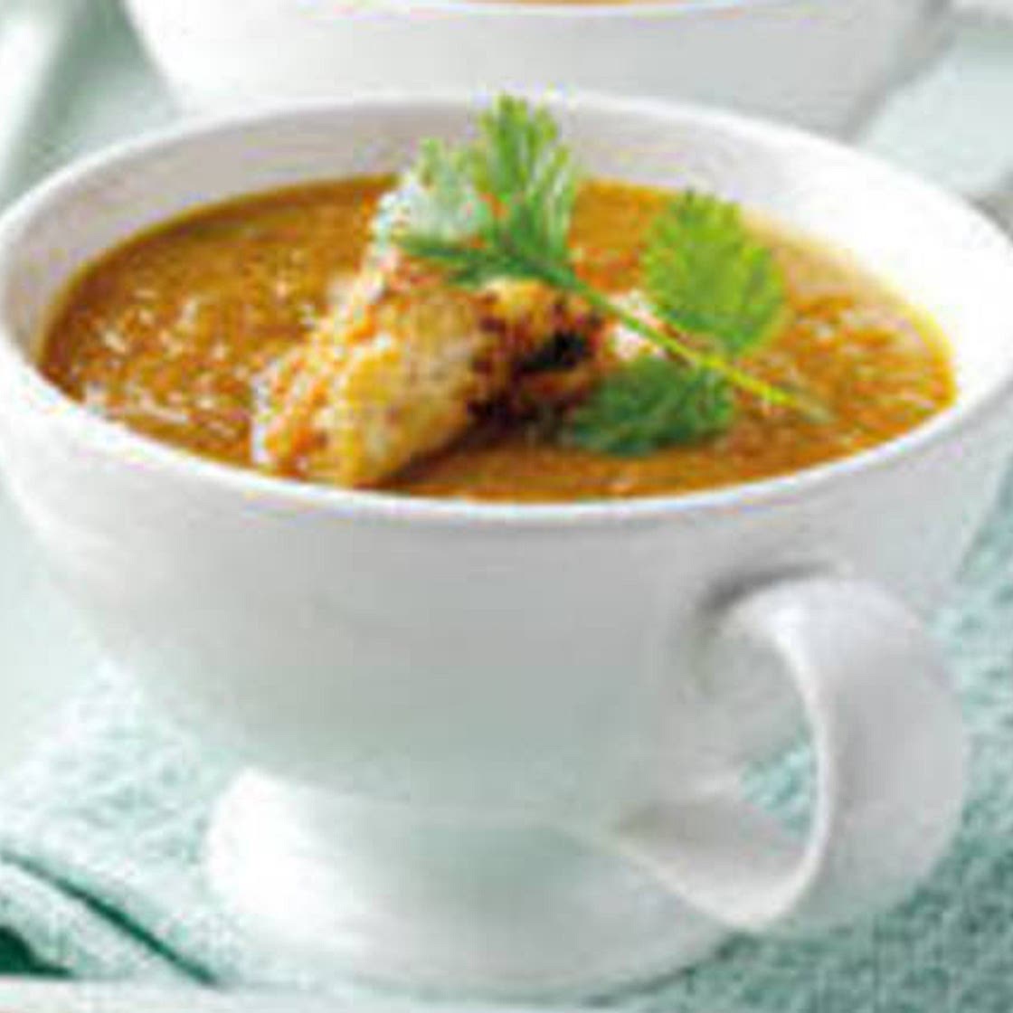 Carrot and coriander soup