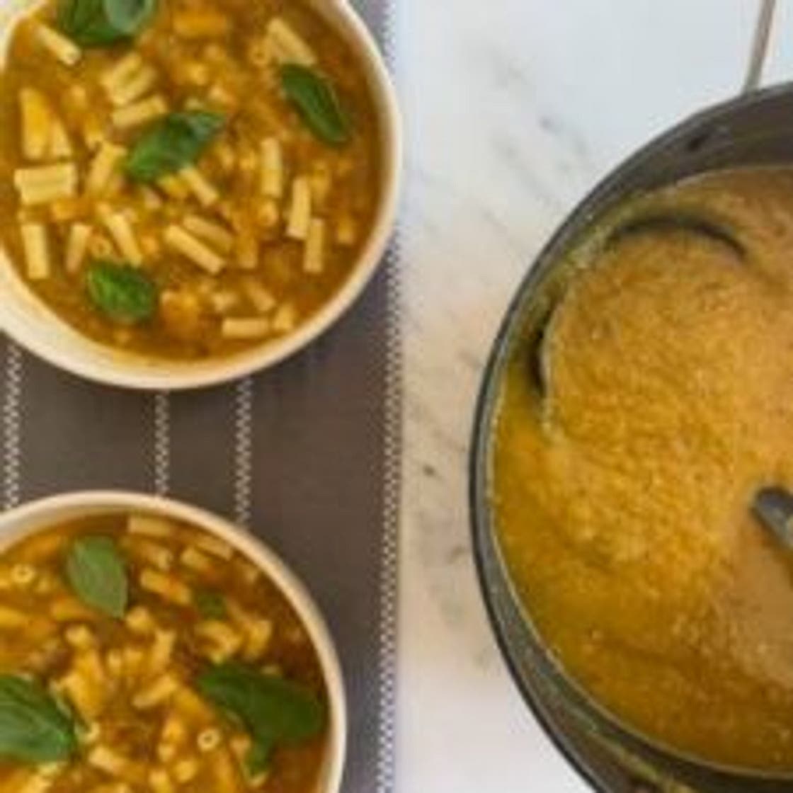 Menestra (Gibraltarian vegetable and pasta dish)