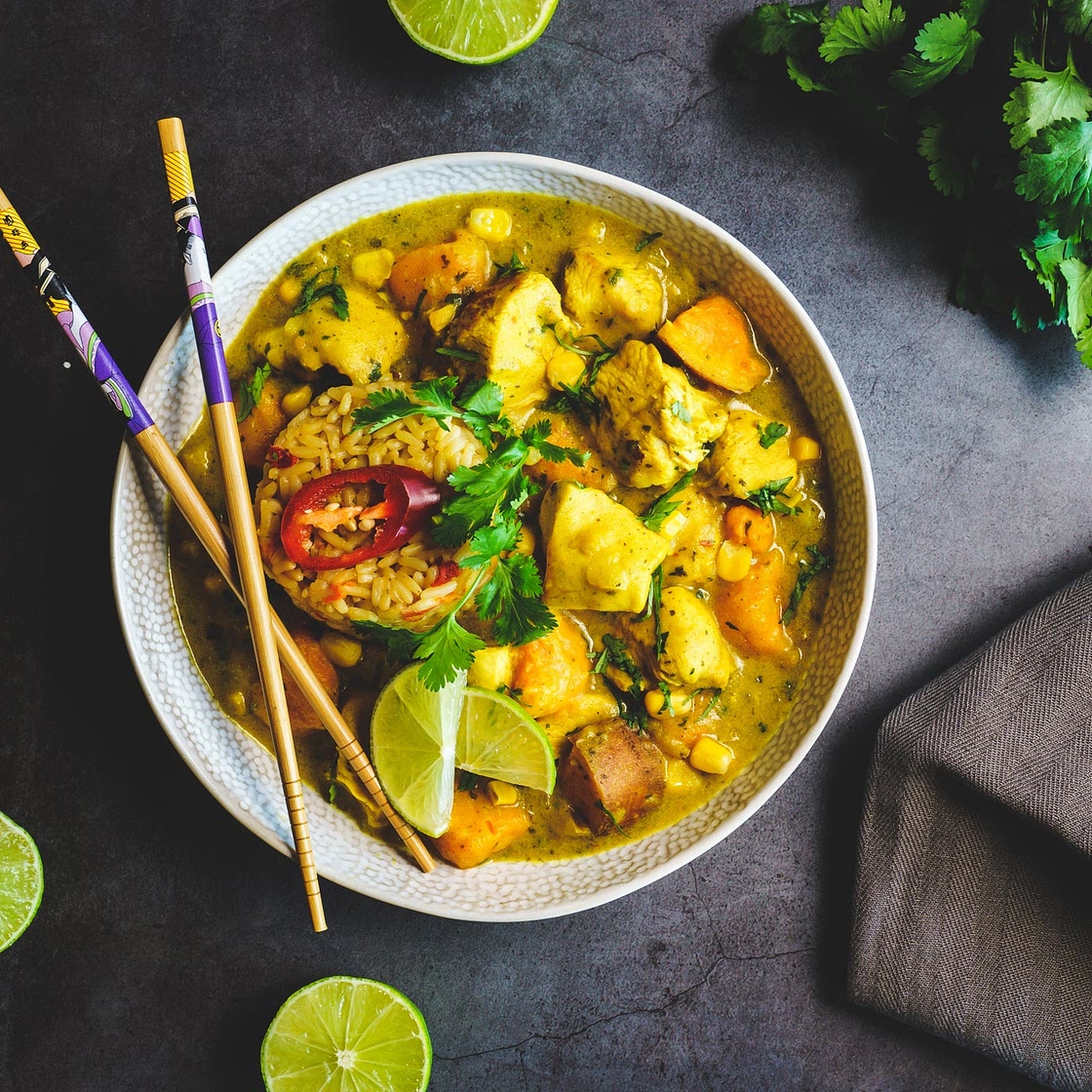 Turmeric & Coconut Thai Curry by Pureety