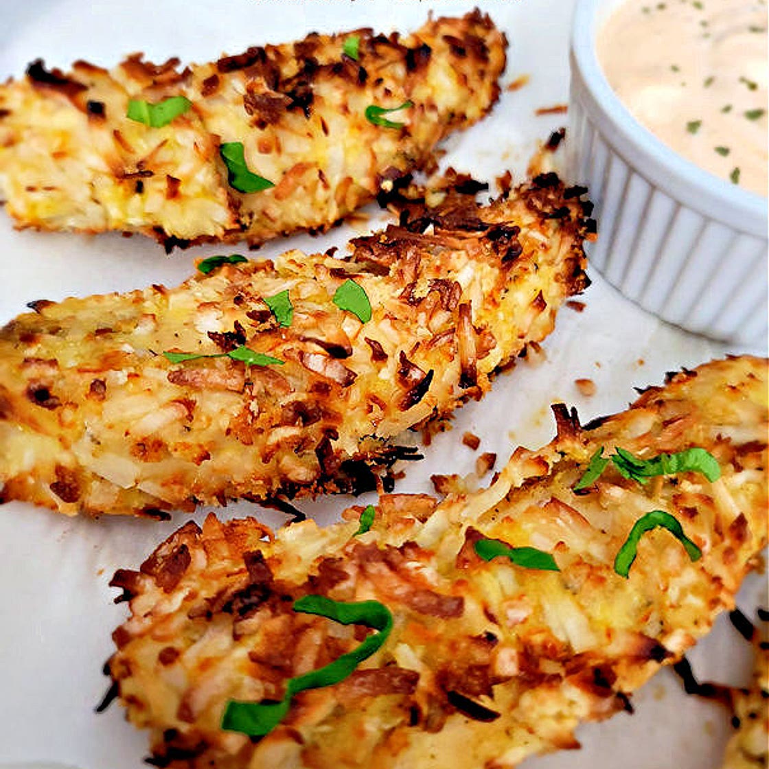 Air Fryer Coconut Chicken - Daily Yum