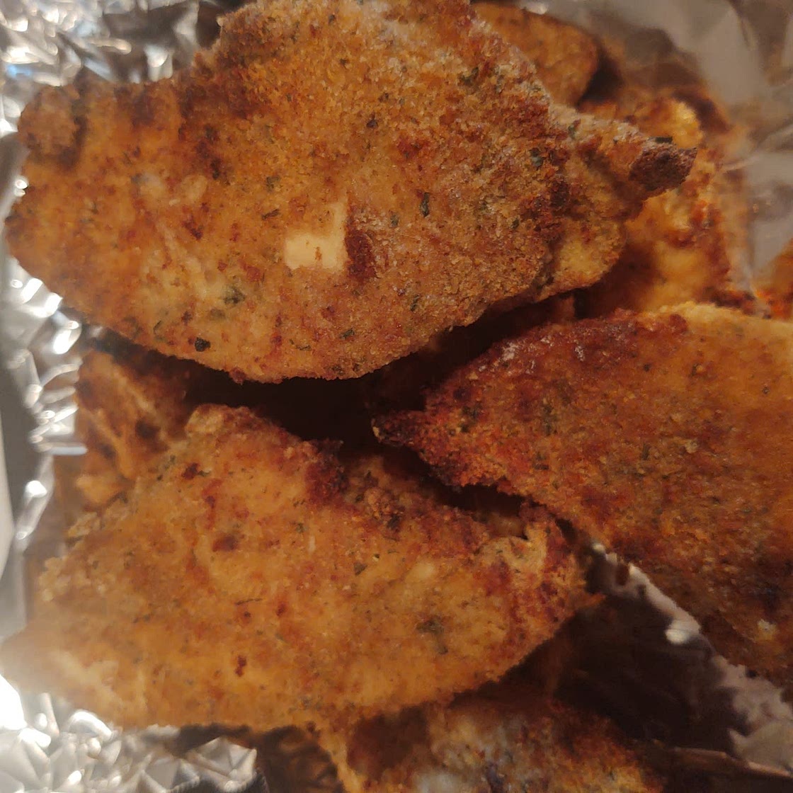 15 Minute Crispy Air-Fryer Breaded Chicken Breast