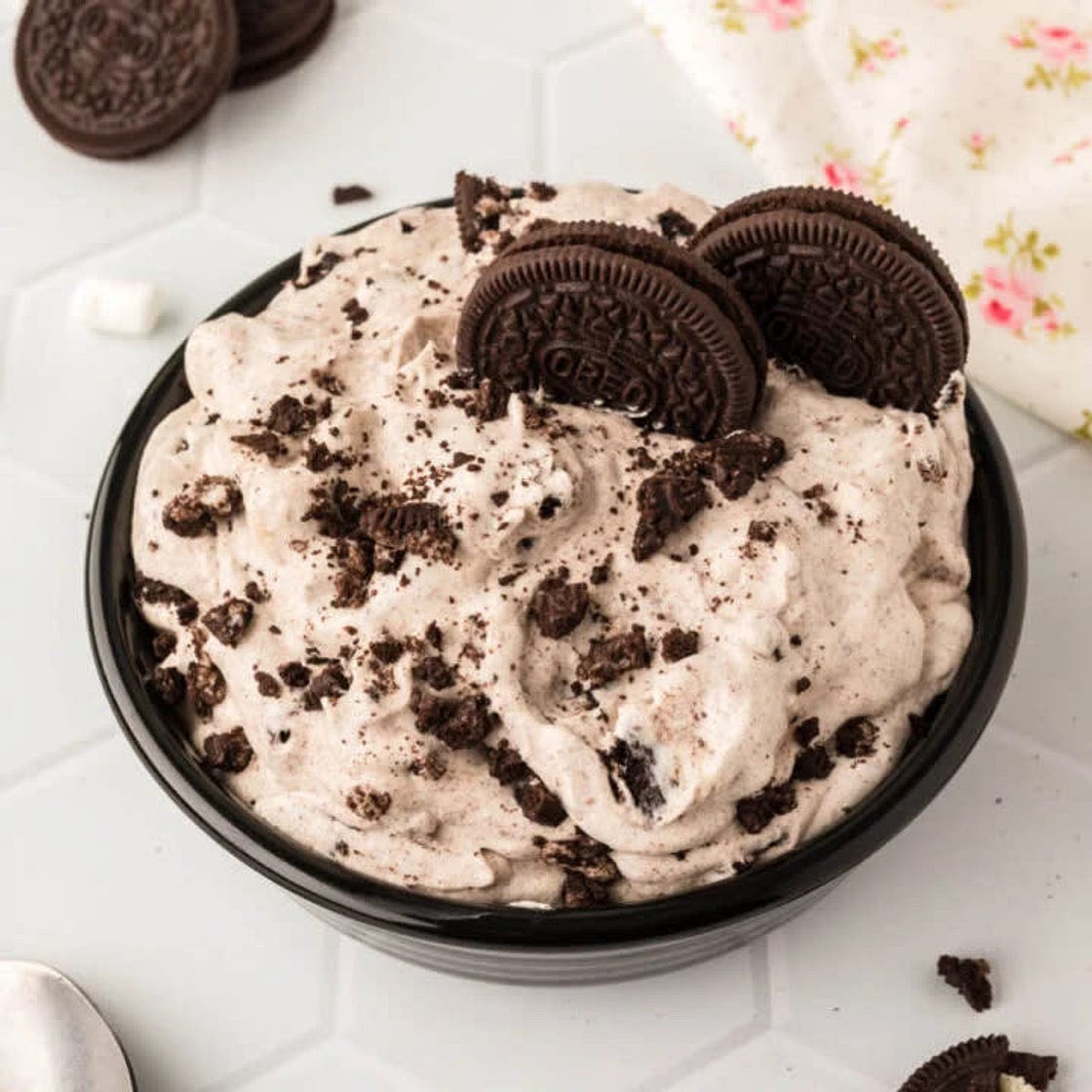 Creamy Spiked Oreo Mocha Pudding 