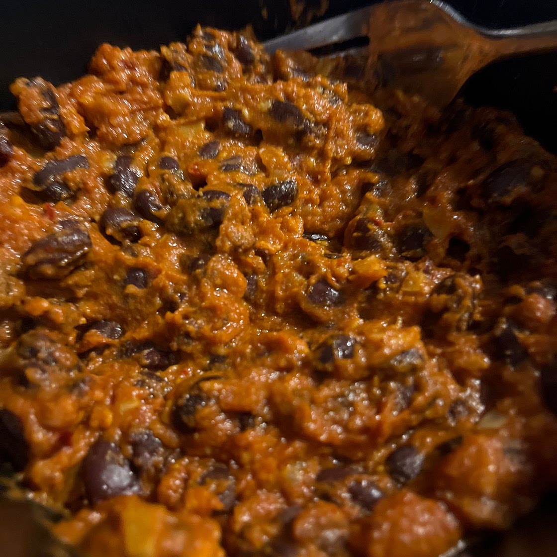 Cheesy, Spicy Black Bean Bake