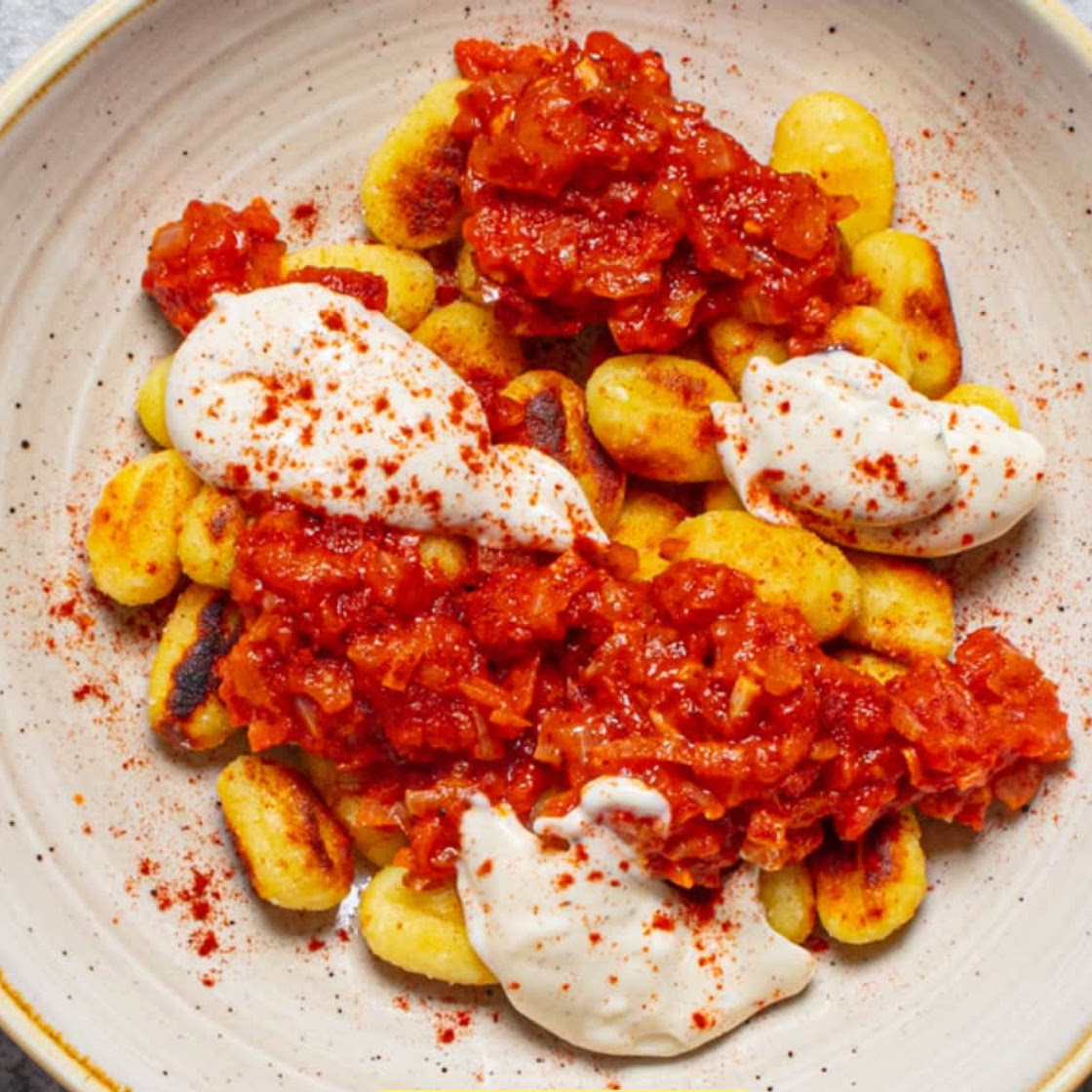 Crispy Gnocchi “Patatas Bravas”