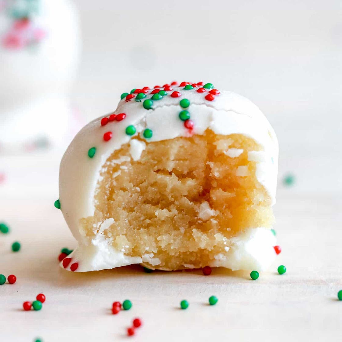 No Bake Sugar Cookie Truffles