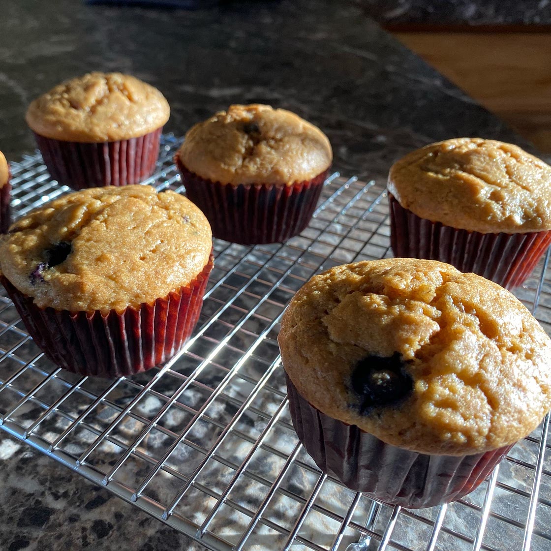 Healthy Blueberry Muffins