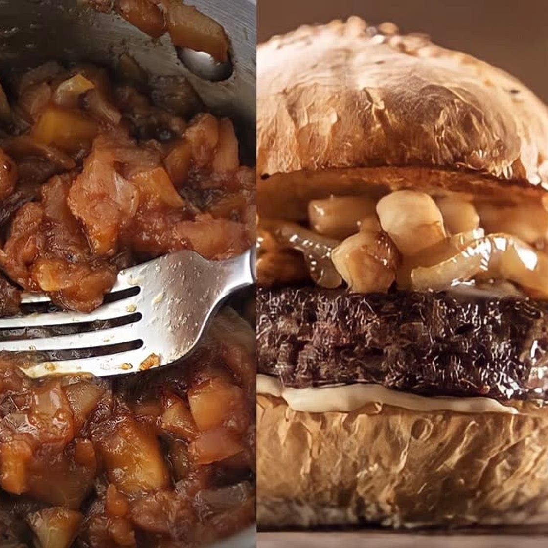 Sautéed Apple & Onion Bacon Cheeseburgers!