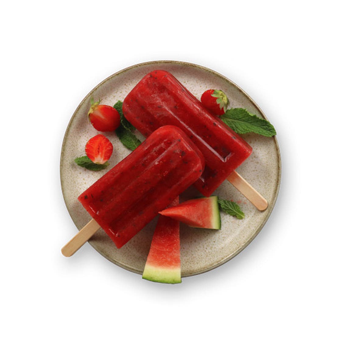 Popsicle pastèque fraise