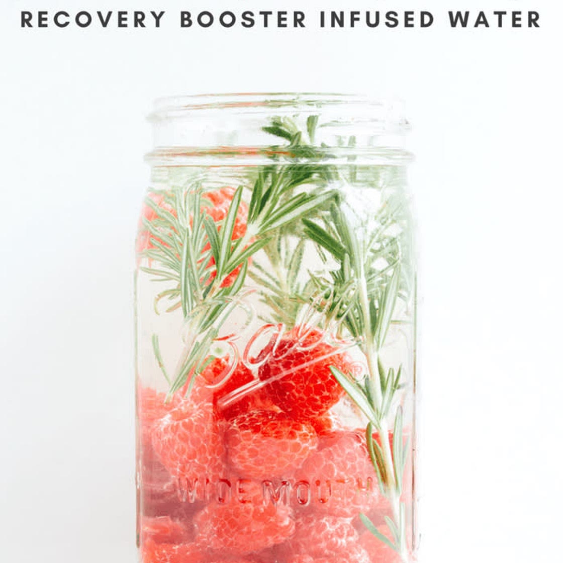 Rosemary Raspberry Bergamot Water
