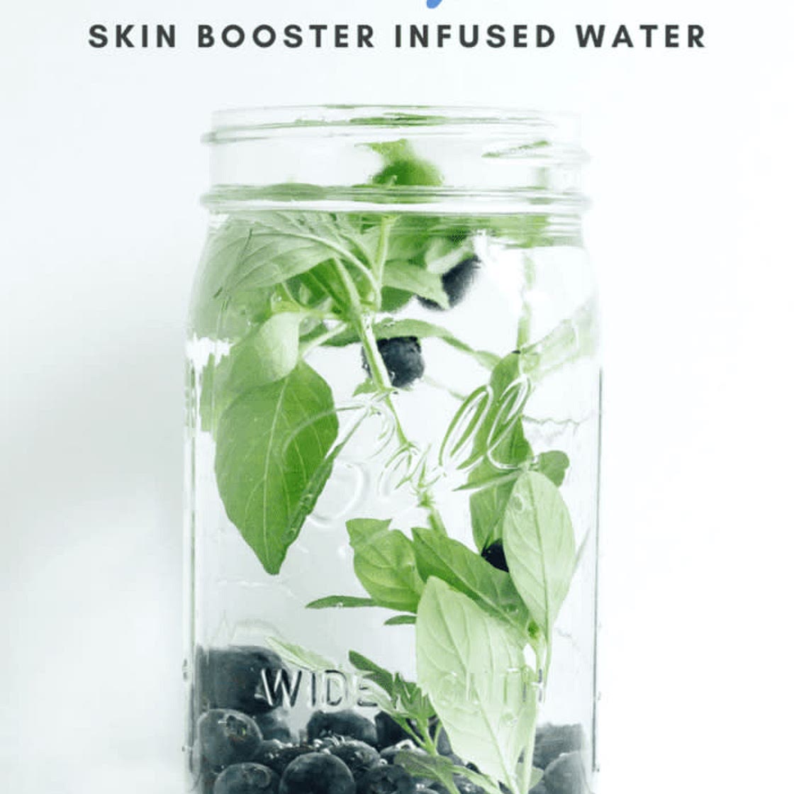 Blueberry Basil Juniper Berry Water