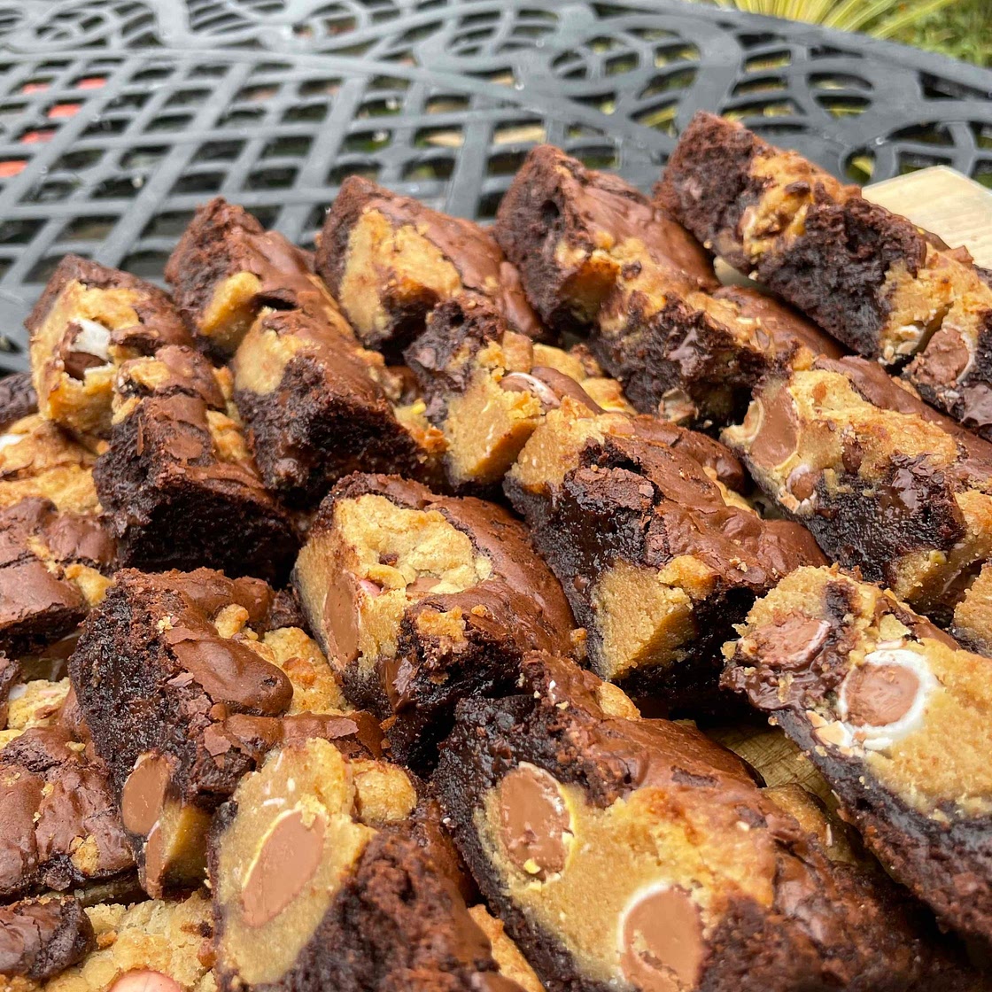 Mini Egg Cookie Brownies