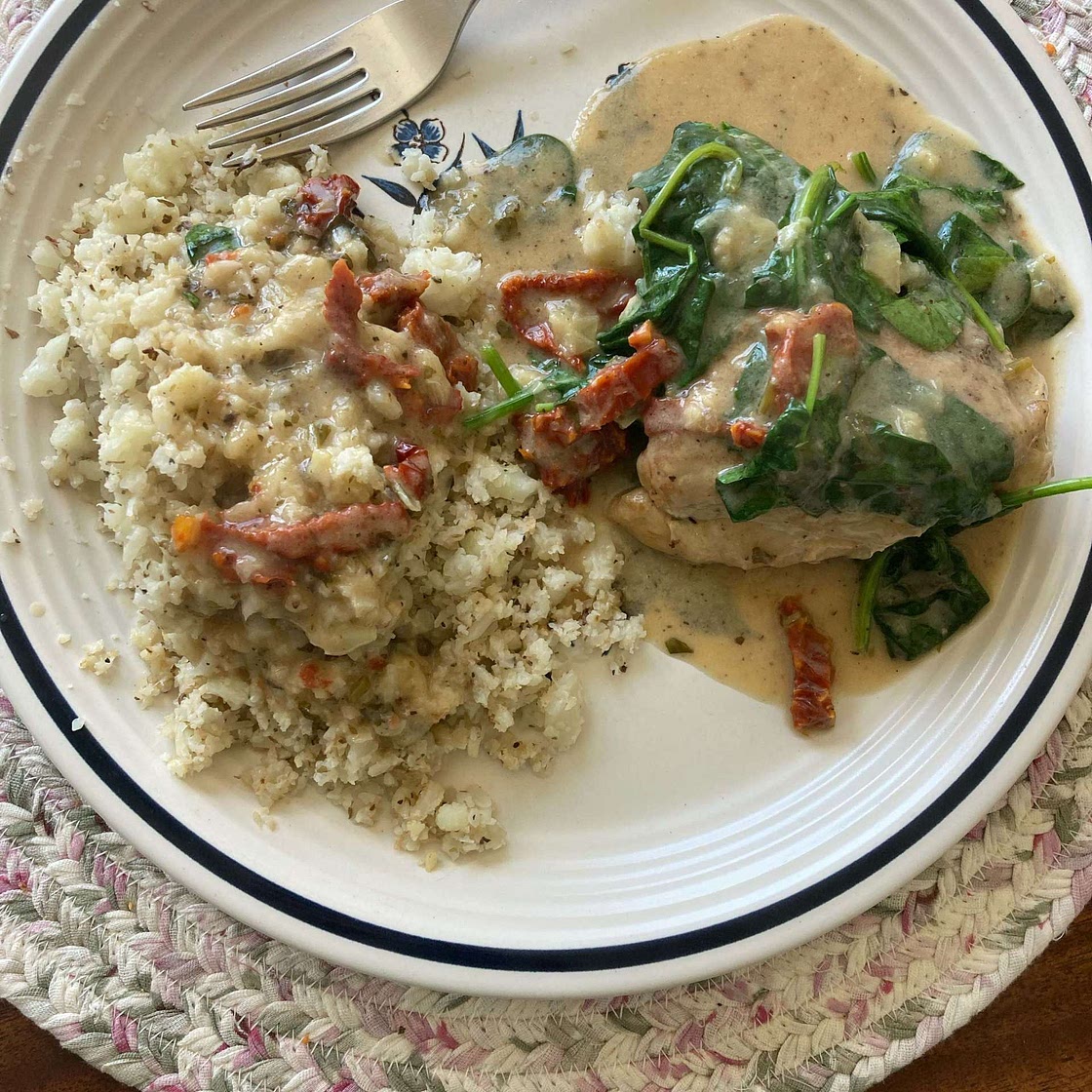 Creamy Tuscan Chicken (Dairy Free)