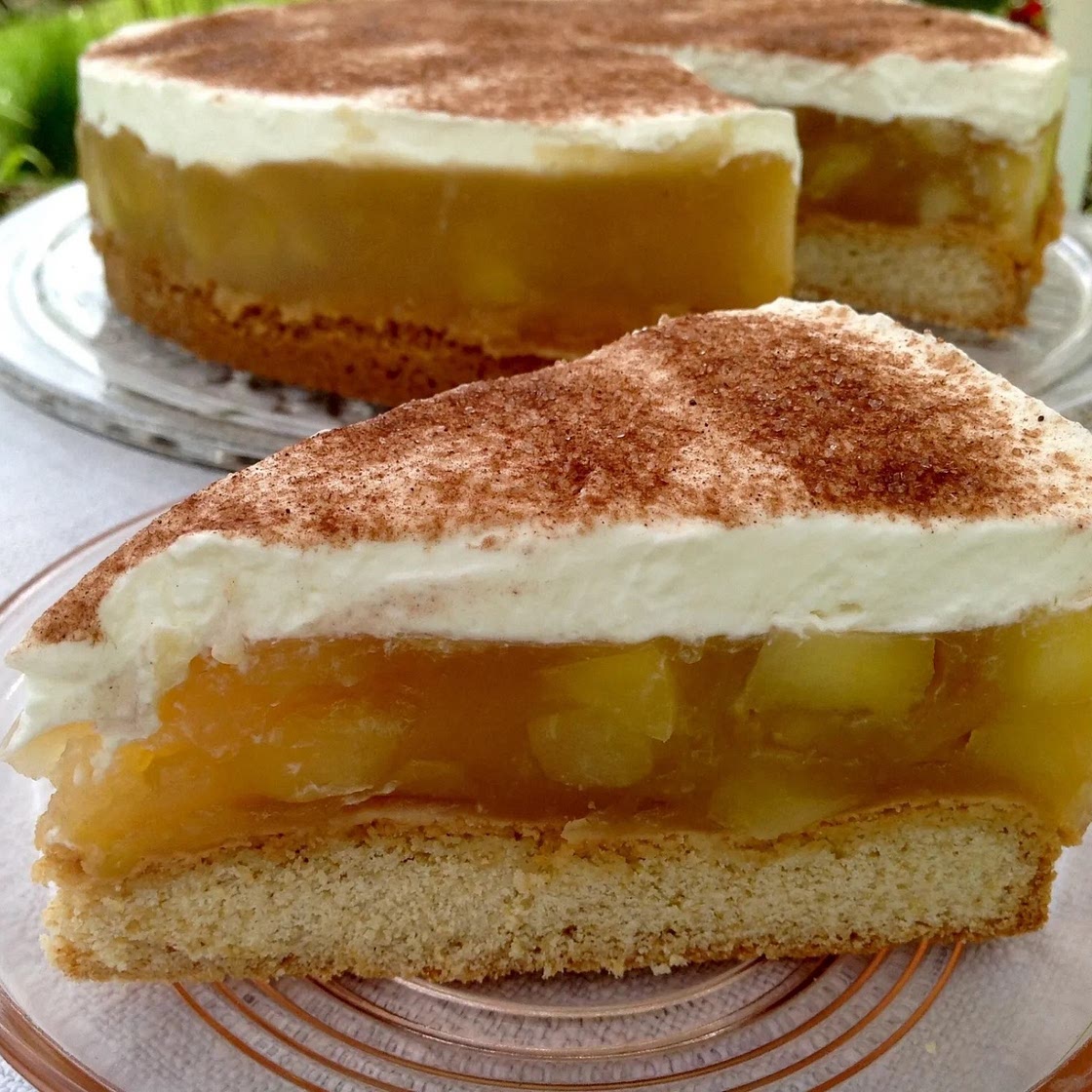 Apfelkuchen mit Cidre
