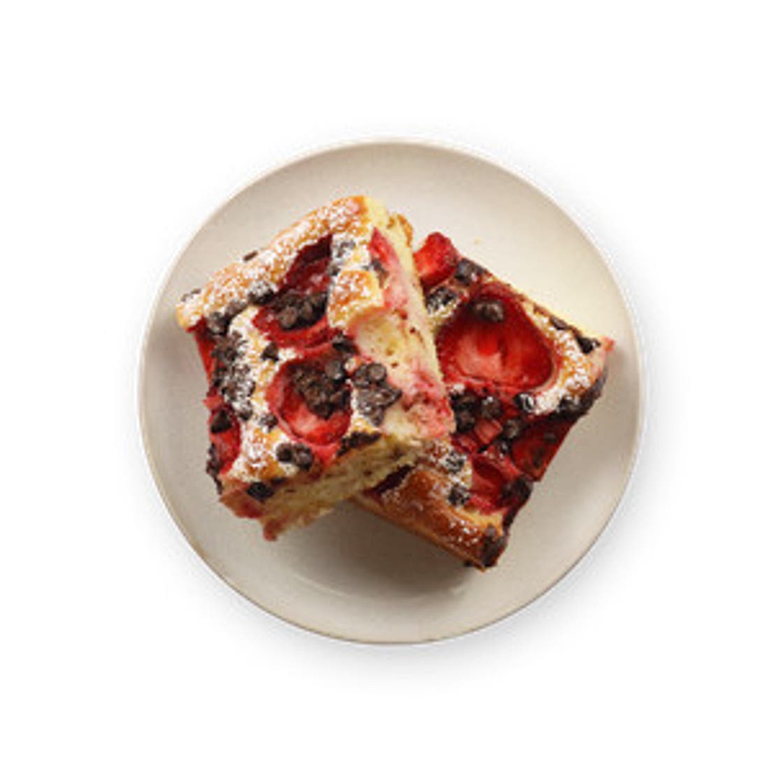 Gâteau au skyr, fraises & chocolat