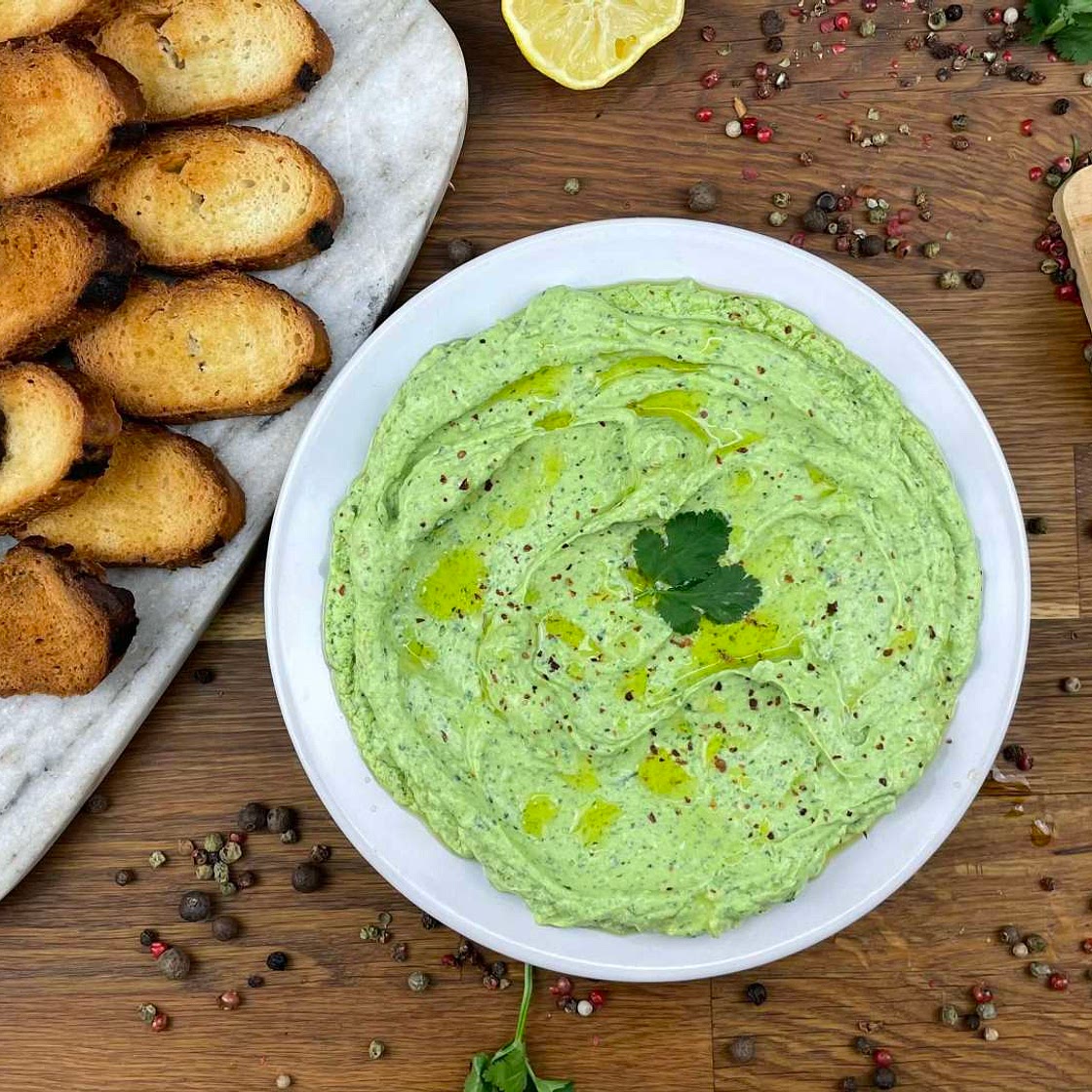 Avocado Goat Cheese Dip