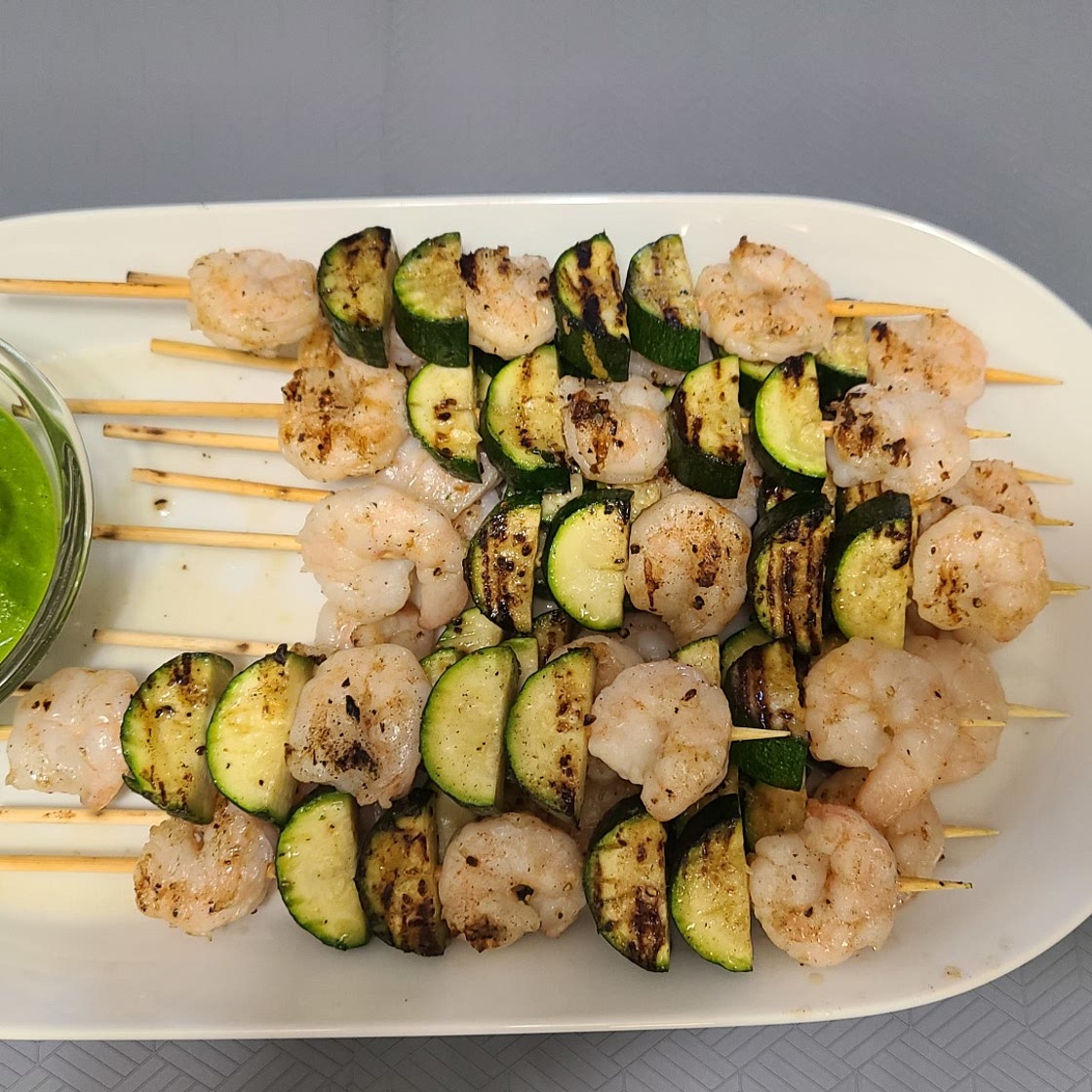 Chimichurri Shrimp Skewers