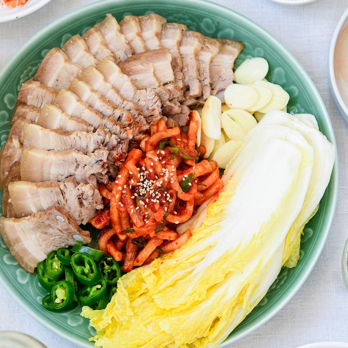 Bossam (Boiled Pork Wraps)