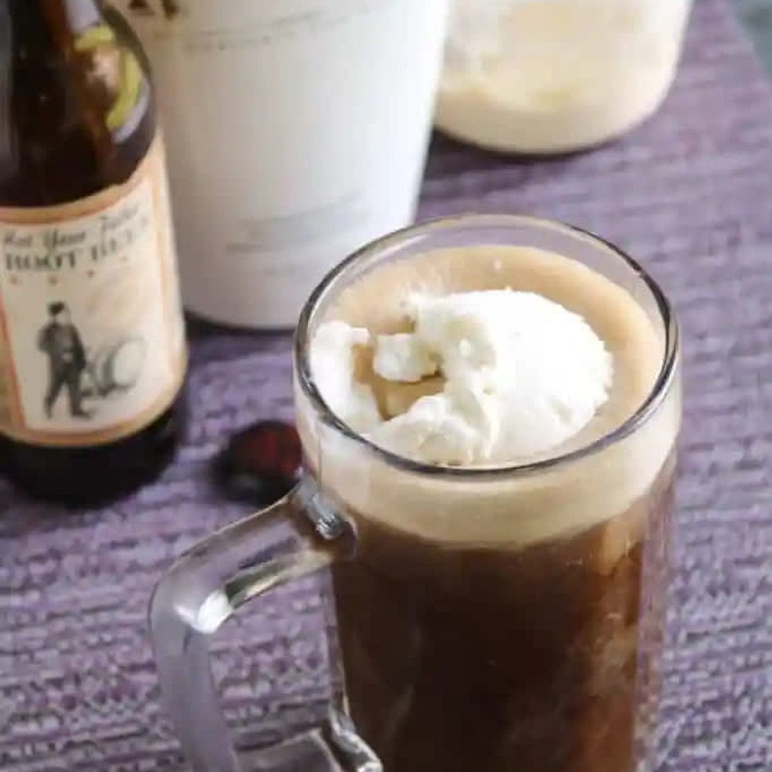 Alcoholic Root Beer Float 