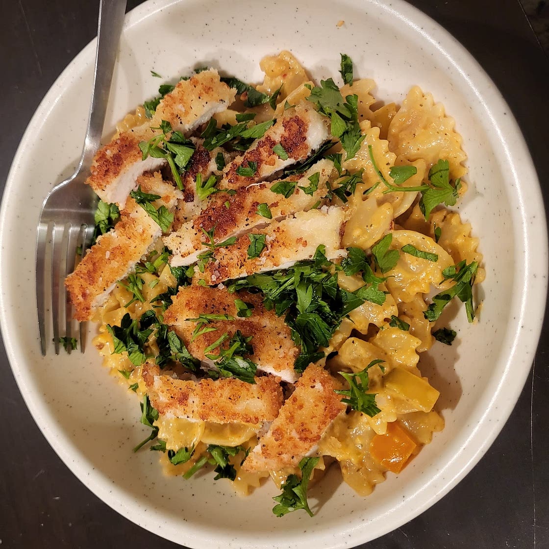 Southern Style Creamy Parmesan Chicken Pasta